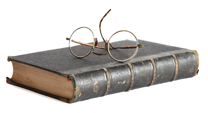 book glasses